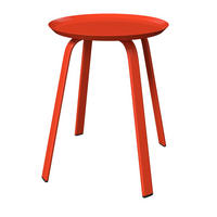 BEISTELLTISCH in Metall 40/40/46 cm  - Rot, Design, Metall (40/40/46cm) - Ambia Garden