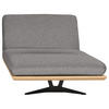 OTTOMANE in Webstoff Blau, Braun  - Blau/Beige, Design, Holz/Textil (114/92/165cm) - Dieter Knoll