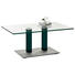 COUCHTISCH in Metall, Glas 110/70/46-65 cm - Blau/Edelstahlfarben, Design, Glas/Kunststoff (110/70/46-65cm) COUCHTISCH in Metall, Glas 110/70/46-65 cm - Blau/Edelstahlfarben, Design, Glas/Kunststoff (110/70/46-65cm)