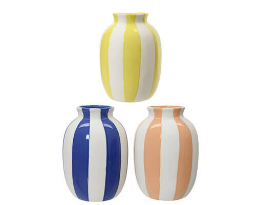 DEKOVASE  - Multicolor, Trend, Keramik (13,50/13,50/21cm) - Ambia Home