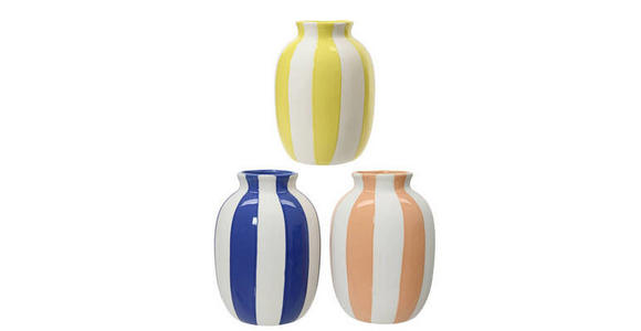 DEKOVASE  - Multicolor, Trend, Keramik (13,50/13,50/21cm) - Ambia Home