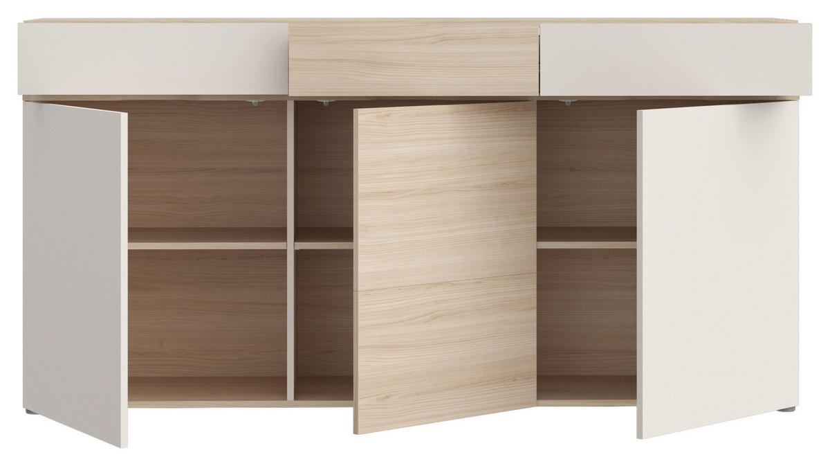 SIDEBOARD Eichefarben, Sandfarben  174,6/88,4/41 cm  - Sandfarben/Eichefarben, Natur, Holzwerkstoff (174,6/88,4/41cm) - Ti'me