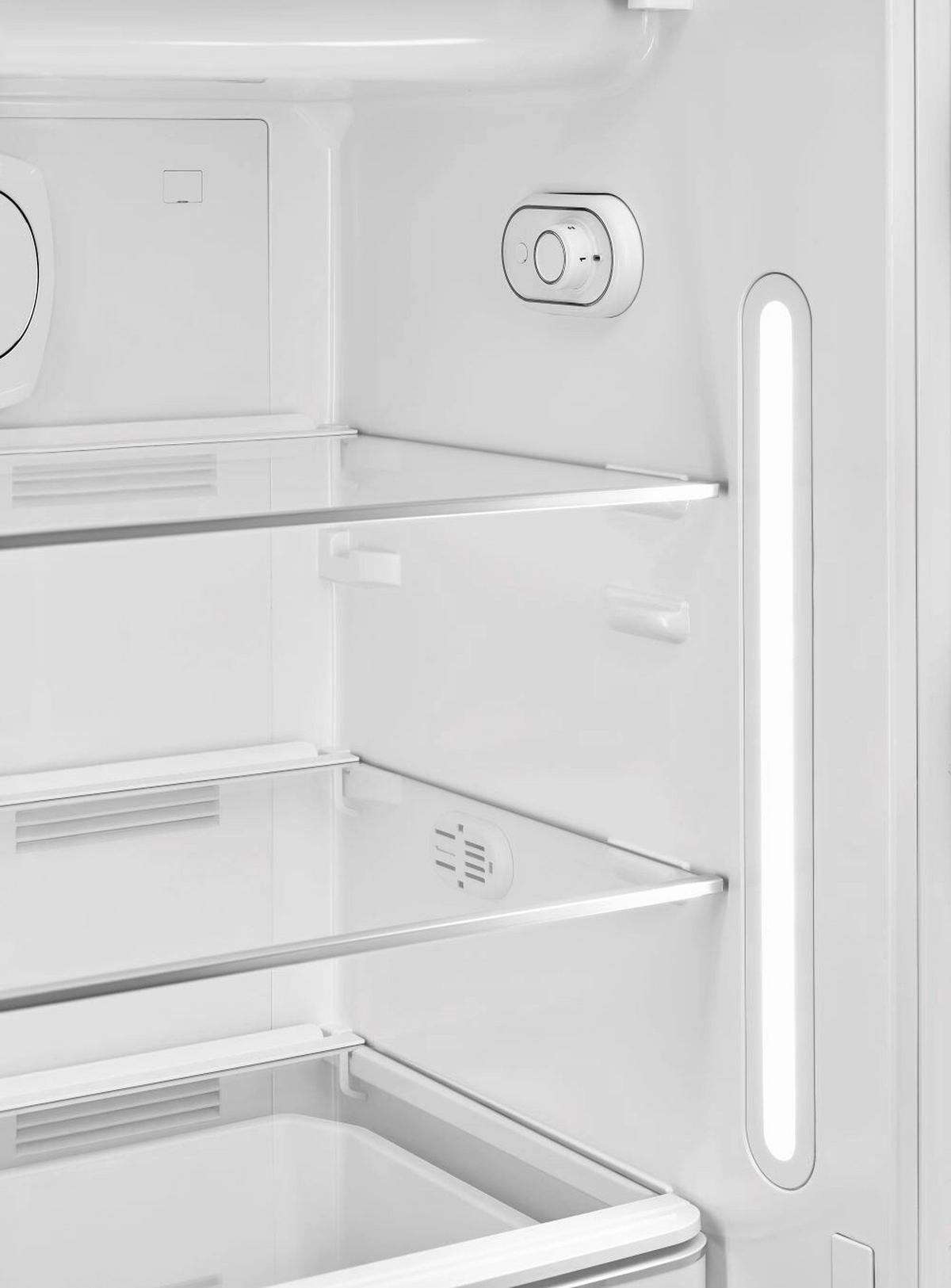 KÜHL-GEFRIER-KOMBINATION FAB28LWH6  - Weiss Hochglanz, Trend, Metall (60.1/153/76.8cm) - SMEG