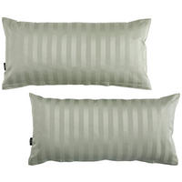 KISSENHÜLLEN-SET Dobby 40/80 cm  - Grün, KONVENTIONELL, Textil (40/80cm) - Novel
