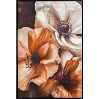 BILD Blumen 80/120 cm  - Wengefarben/Braun, LIFESTYLE, Holzwerkstoff/Kunststoff (80/120cm) - Monee