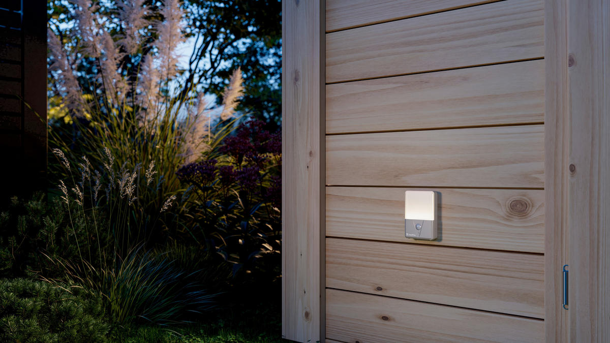 ÉJJELI LÁMPA - szürke, Basics, műanyag (16,8/23,7/3,1cm) - Varta