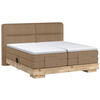 BOXSPRINGBETT 180/200 cm  in Eichefarben, Rostfarben  - Eichefarben/Rostfarben, Natur, Holz/Holzwerkstoff (180/200cm) - Valnatura