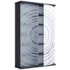 CD-REGAL - Anthrazit, Design, Glas/Holzwerkstoff (60/92/18cm) - MID.YOU