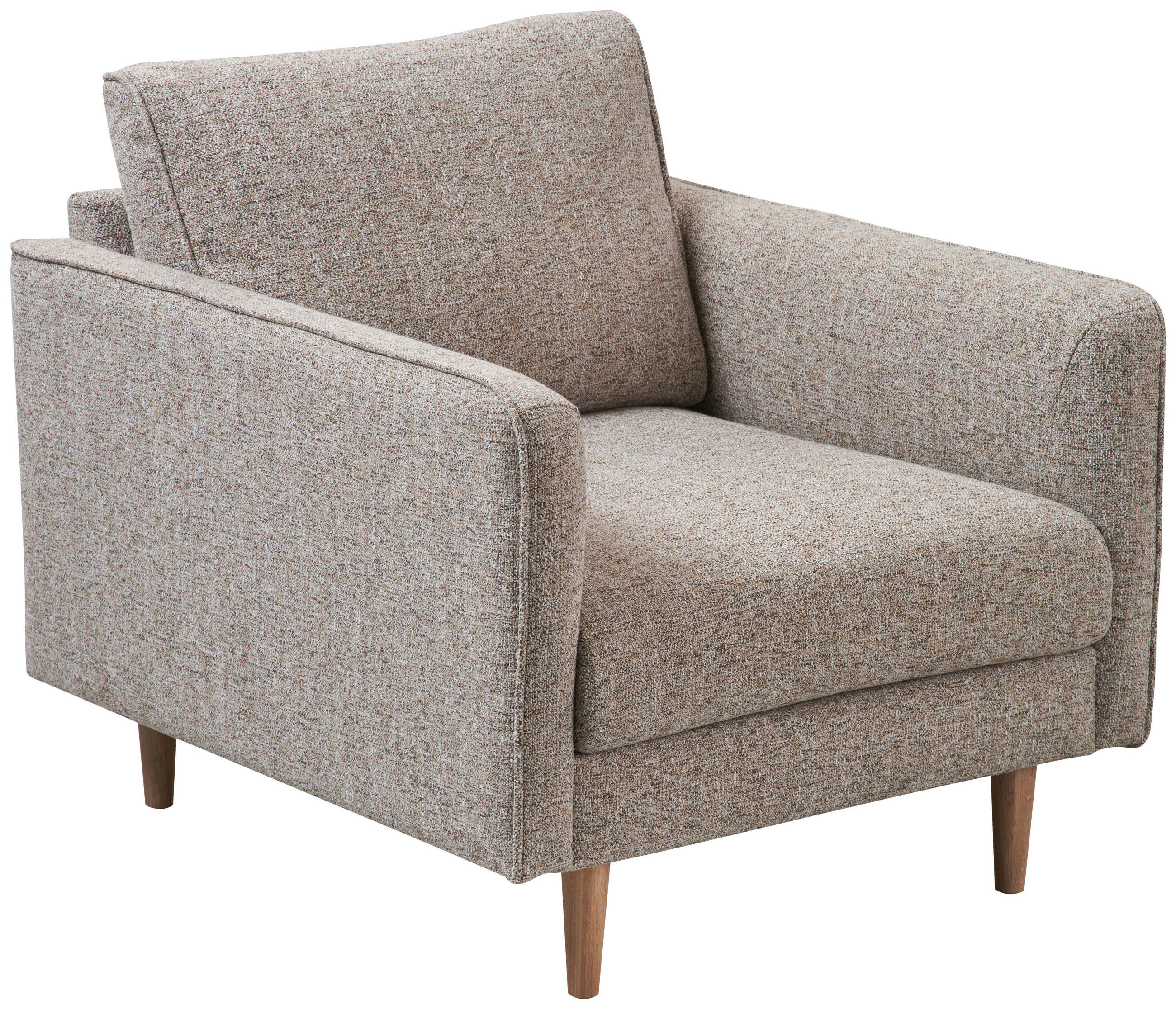 FÅTÖLJ i trä, textil greige  - greige/naturfärgad, Design, trä/textil (81/82,5/92cm) - Best Price