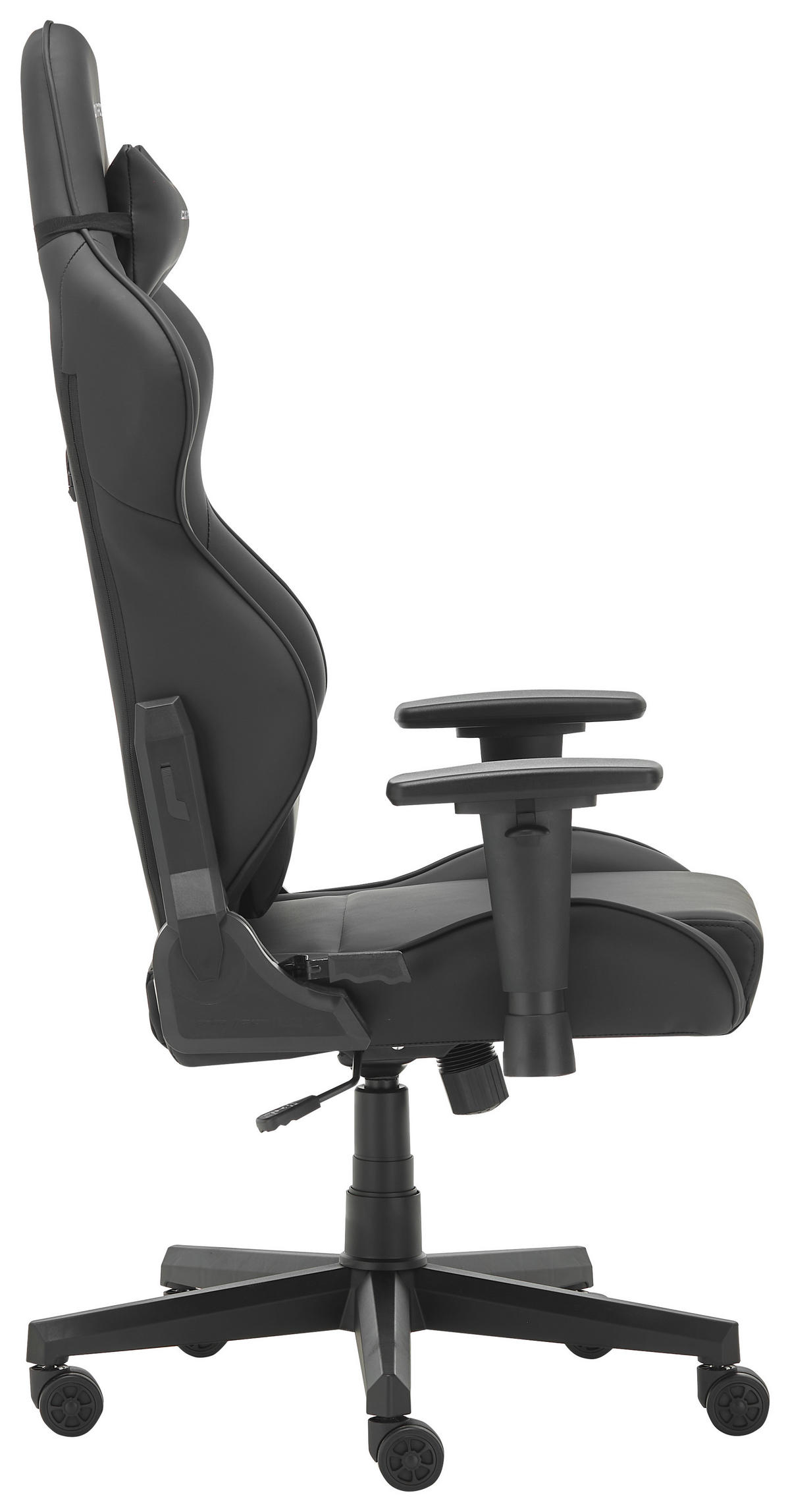 GAMINGSTUHL  in Lederlook Gelb, Rot, Schwarz  - Gelb/Rot, Design, Kunststoff/Textil (70/126/70cm) - Dxracer