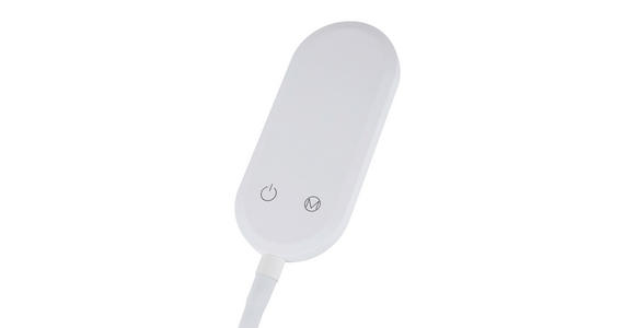 LED-TISCHLEUCHTE 37,5/15/43,5 cm - Weiß, Basics, Kunststoff/Metall (37,5/15/43,5cm) - Novel