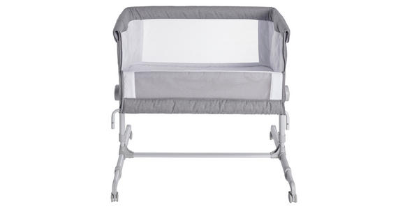 BEISTELLBETT BASIC  81/56/89 cm  - Weiß/Grau, Basics, Holzwerkstoff/Kunststoff (81/56/89cm) - My Baby Lou