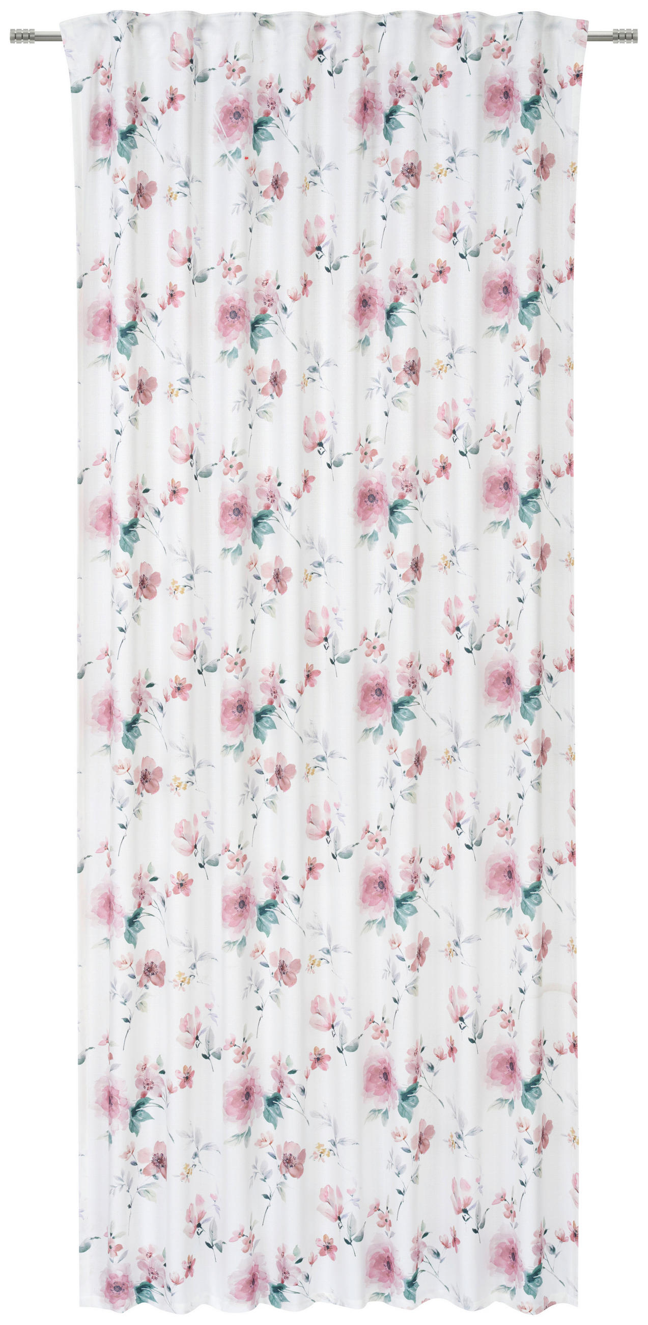 FERTIGVORHANG blickdicht  - Altrosa, ROMANTIK / LANDHAUS, Textil (135/245cm) - Esposa