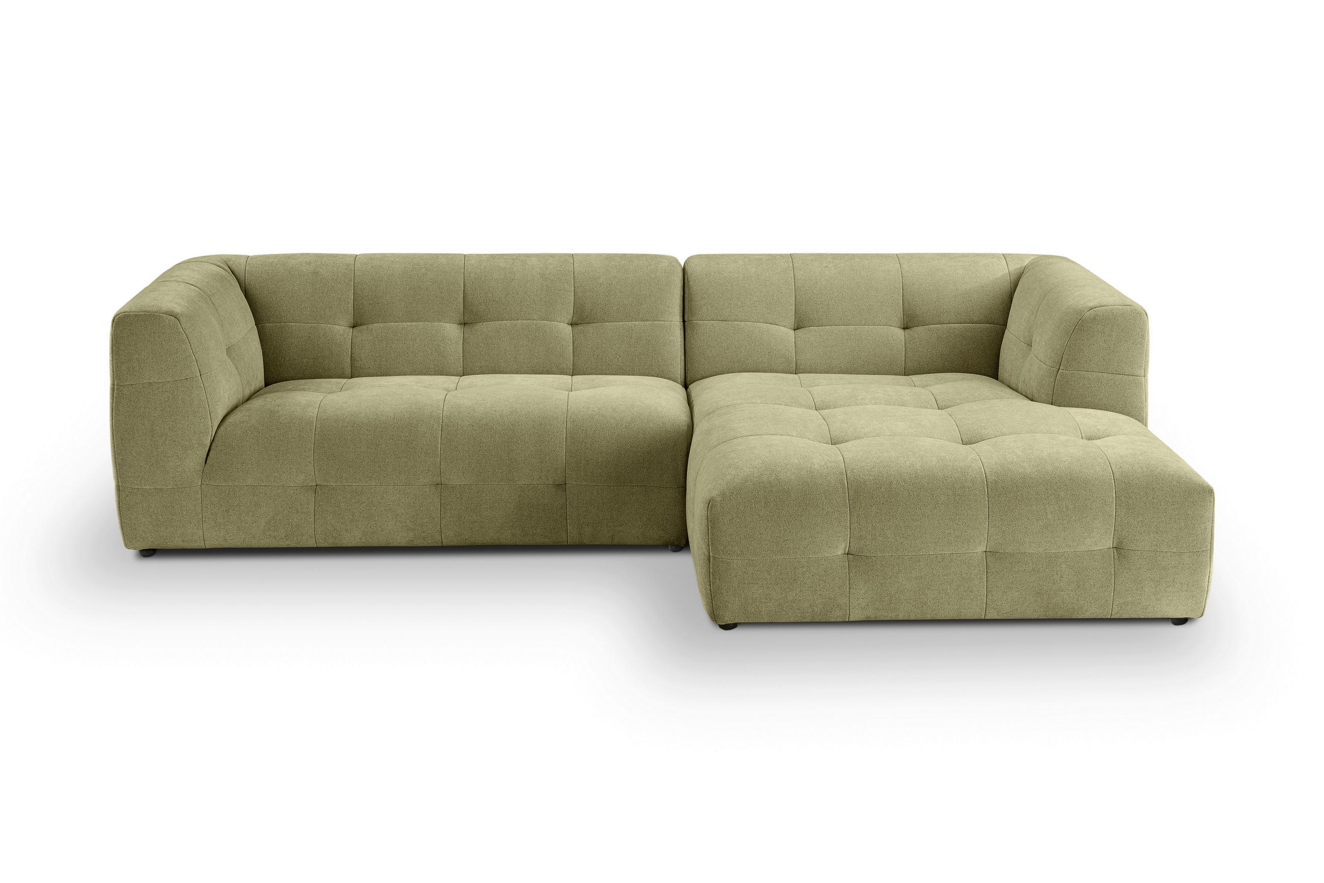 Mid.you Ecksofa Tenso Grün 292x161 cm