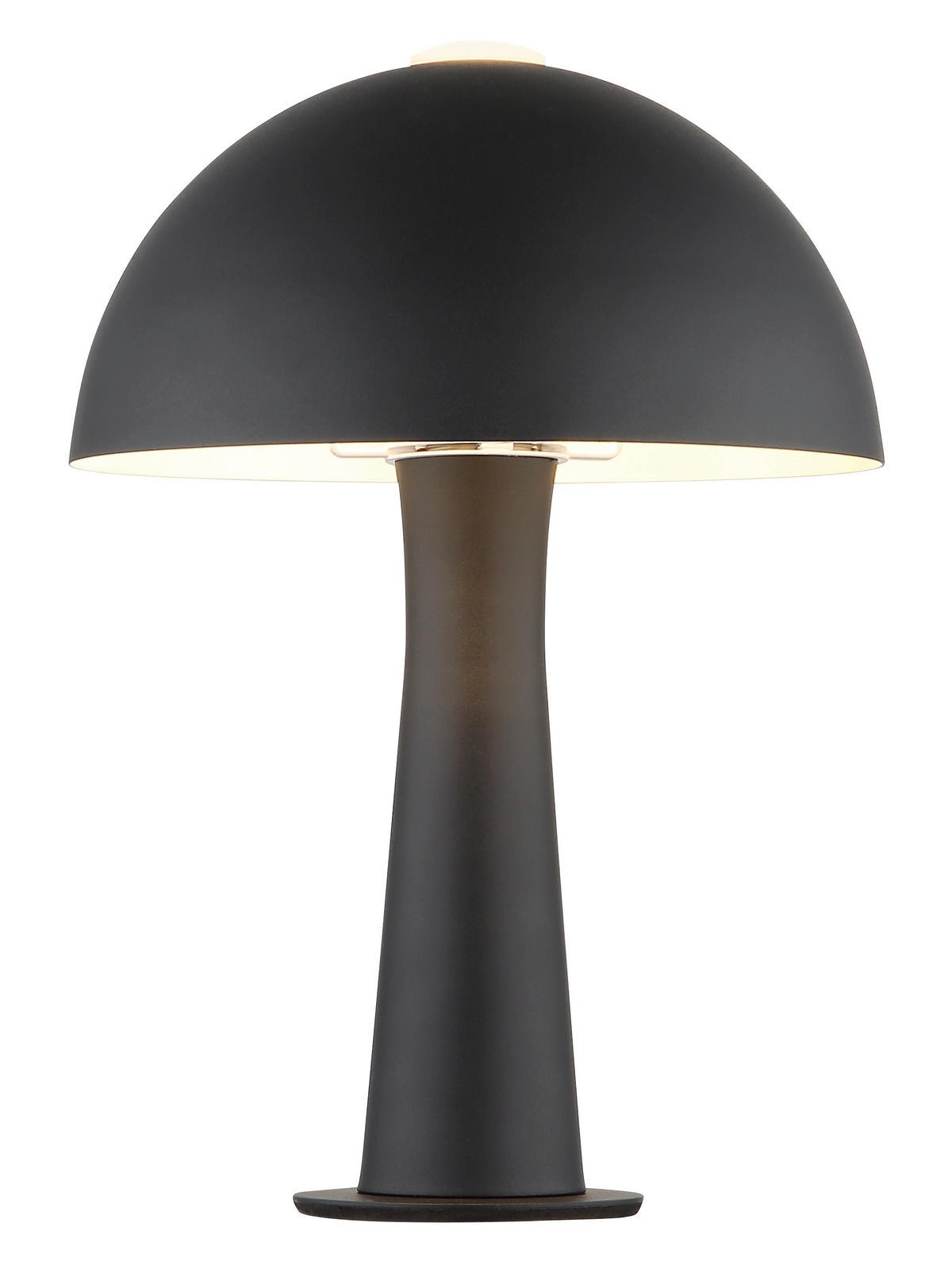 TISCHLEUCHTE Julia 20/28,5 cm  - Schwarz, Design, Kunststoff/Metall (20/28,5cm) - Globo