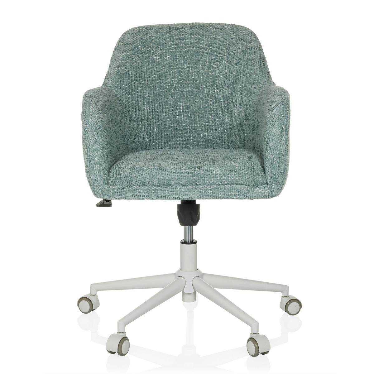 DREHSTUHL Mintgrau  - Mintgrau/Weiß, MODERN, Textil/Metall (58/78/60cm) - MID.YOU