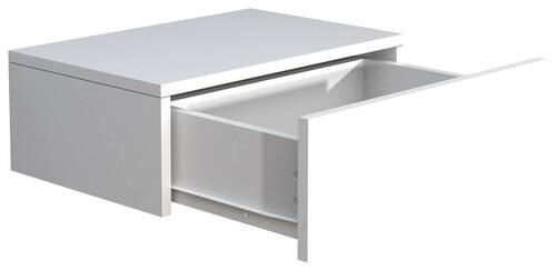 NACHTSCHRANK 45/15/30 cm  - Weiß, MODERN, Holzwerkstoff (45/15/30cm) - MID.YOU