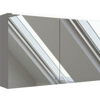 SPIEGELSCHRANK 120/72/20,2 cm  - Beigebraun, MODERN, Glas/Holzwerkstoff (120/72/20,2cm) - Celina Home