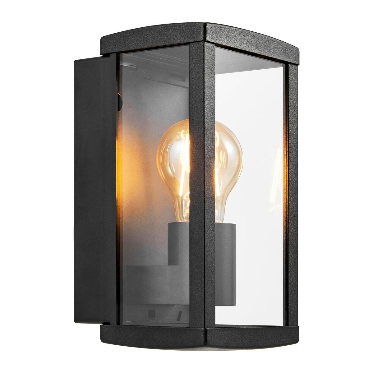 WANDLEUCHTE Luchy 22.7/12/11 cm  - Schwarz, Design, Metall (22.7/12/11cm) - Nordlux