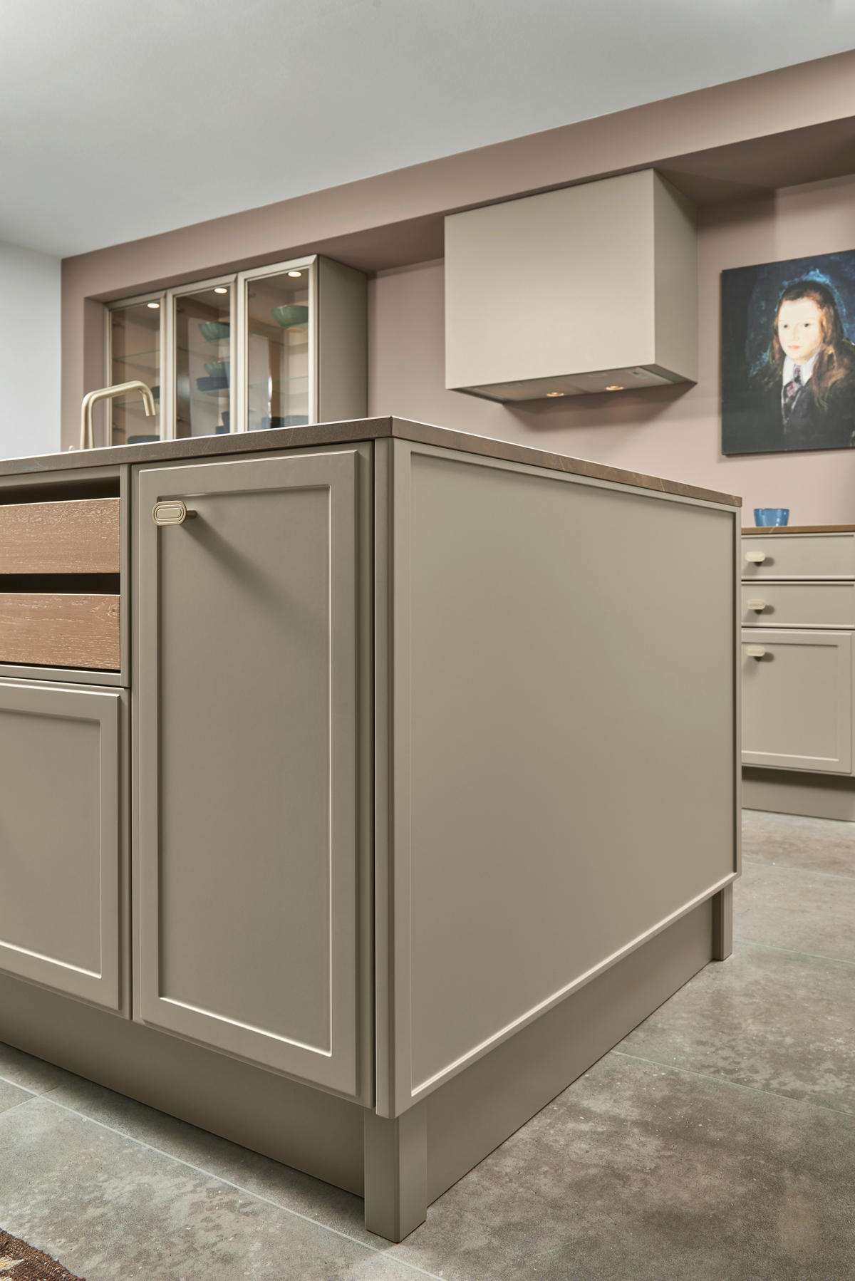 EINBAUKÜCHE TORINO LACK  - Greige, Design, Holzwerkstoff - Nolte Küchen