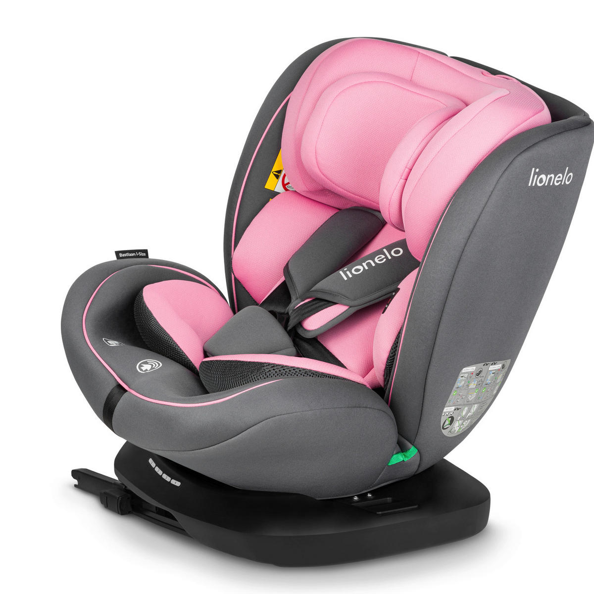 KINDERAUTOSITZ   - Pink/Grau, Basics, Kunststoff (44,5/60/81cm) - Lionelo