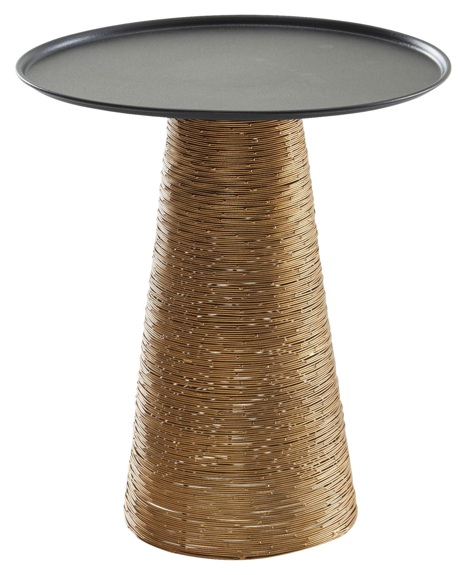 POMOĆNI STOLIĆ zlatne boje  metal   - zlatne boje, Design, metal (40/40/45cm) - MID.YOU