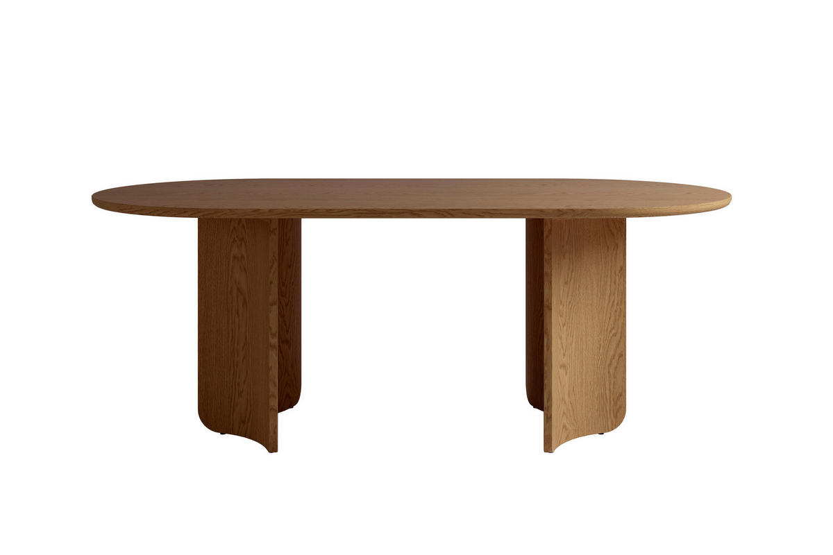 ESSTISCH 200/100/76 cm Echtholz, Nachbildung  Holzwerkstoff Eichefarben  - Eichefarben, MODERN, Holzwerkstoff (200/100/76cm) - Schöner Wohnen