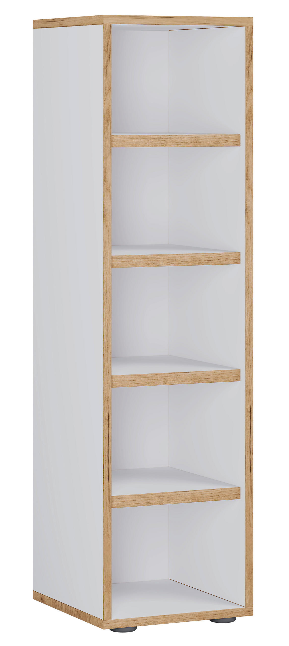 SCHUHREGAL 30/110/33 cm - Honigeiche/Schwarz, Design, Holzwerkstoff/Kunststoff (30/110/33cm) - MID.YOU