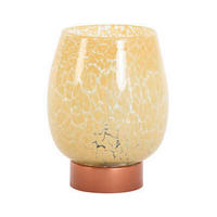 LED-TISCHLEUCHTE - Braun, Basics, Glas (13/17/13cm) - Light & Living