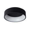 LED-DECKENLEUCHTE Talowe Led 45.5/45.5/13 cm   - Schwarz, Basics, Metall (45.5/45.5/13cm) - Lucide
