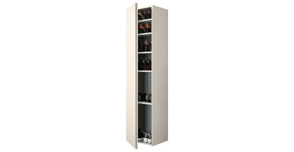 GARDEROBENSCHRANK 40/165/33 cm  - Sandfarben, Design, Holzwerkstoff (40/165/33cm) - Moderano