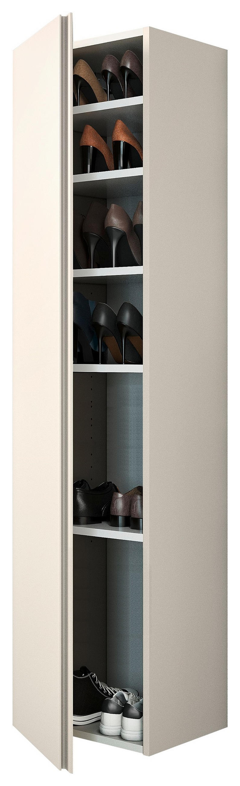 ARMOIRE DE GARDE-ROBE Gardasee  in 40/165/33 cm  - Sandfarben, Design, Holzwerkstoff (40/165/33cm) - Moderano