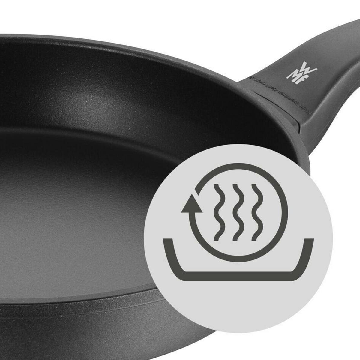 BRATPFANNE Permadur PTFE-Antihaftbeschichtung 24 cm  - Schwarz, Basics, Metall (24cm) - WMF