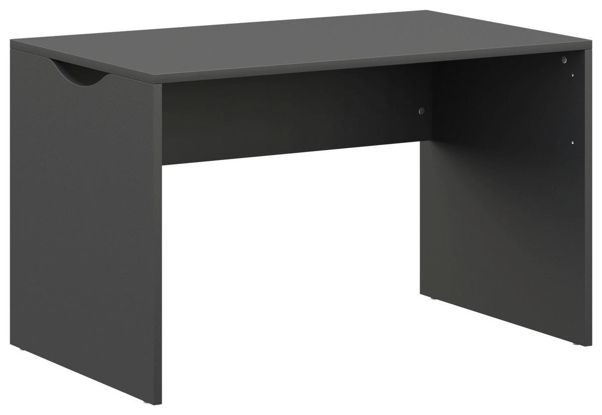 JUGENDSCHREIBTISCH 120/67/72 cm  in Graphitfarben  - Graphitfarben, Design, Holzwerkstoff (120/67/72cm) - Cantus