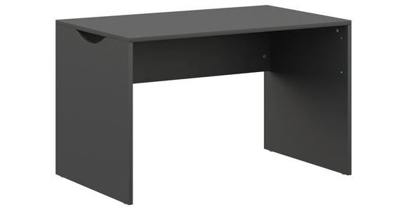 JUGENDSCHREIBTISCH 120/67/72 cm - Graphitfarben, Design, Holzwerkstoff (120/67/72cm) - Cantus