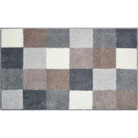 BADTEPPICH Weiß, Beige 60/100 cm  - Beige/Weiß, Basics, Kunststoff/Textil (60/100cm) - Grund