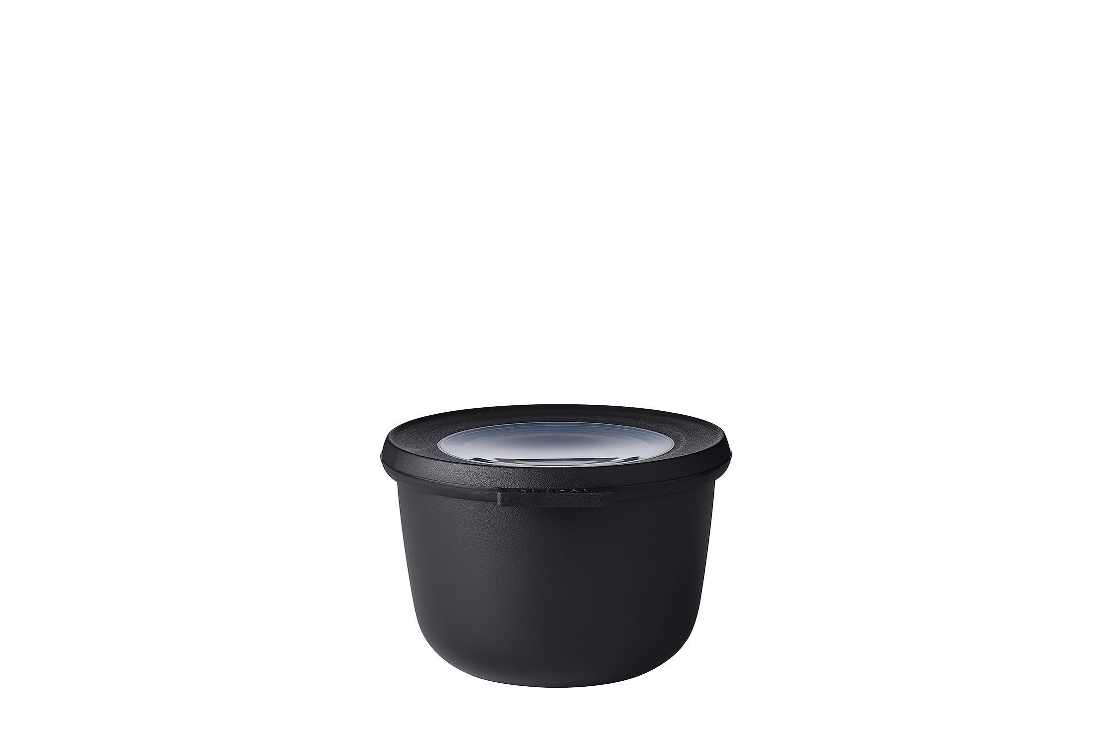 VORRATSDOSE CIRQULA 0,5 L  - Schwarz, KONVENTIONELL, Kunststoff (13,5/12,5/8,5cm) - Mepal