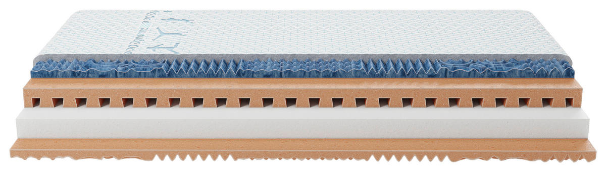 WENDEMATRATZE 80/200 cm Höhe ca. 20 cm  - Weiß, Basics, Textil (80/200cm) - Chameo