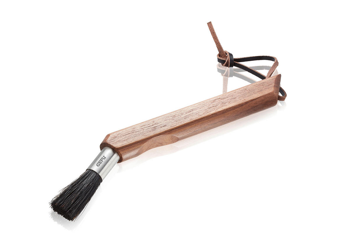 MAHLWERKPINSEL DUSTO  - Design, Leder/Holz (18/5/2cm) - Gefu