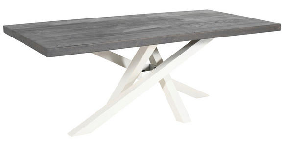 TISCHPLATTE in Holz 220/100/5 cm - Eiche dunkel/Dunkelgrau, Design, Holz (220/100/5cm) - Landscape