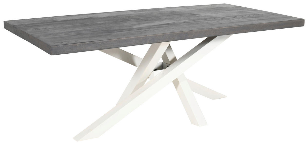 TISCHPLATTE Eiche Dunkelgrau, Eiche dunkel  - Eiche dunkel/Dunkelgrau, Design, Holz (200/100/5cm) - Landscape