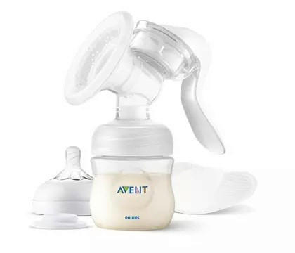 PUMPA ZA IZDAJANJE   - bijela, Basics, plastika (19,70/15,70/9,00cm) - Avent