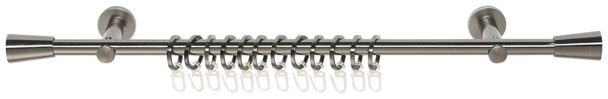 SET KARNIŠE antracit metal - antracit, Basics, metal (200cm) - Homeware