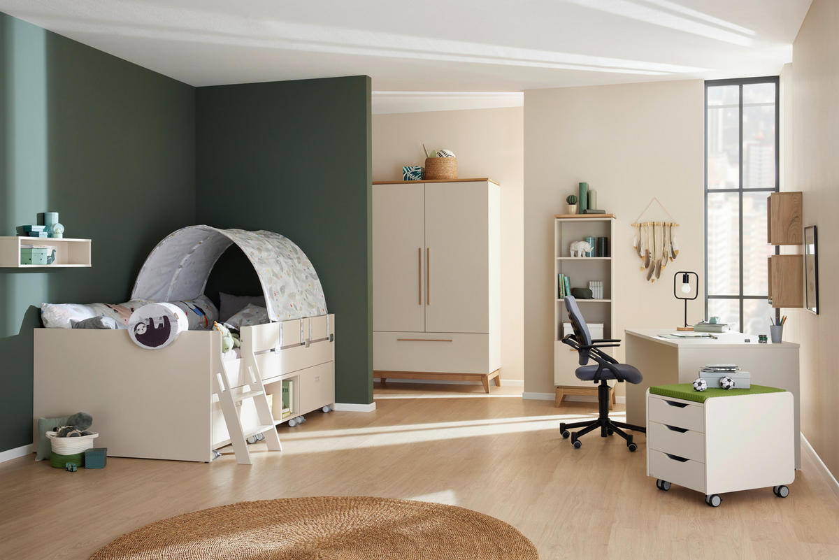 ROLLCONTAINER Beige, Kaschmir  - Kaschmir/Beige, Basics, Holzwerkstoff (43/61/48cm) - Paidi