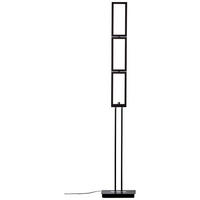 LED-STEHLEUCHTE - Schwarz, Design, Kunststoff/Metall (27/15/150cm) - Brilliant