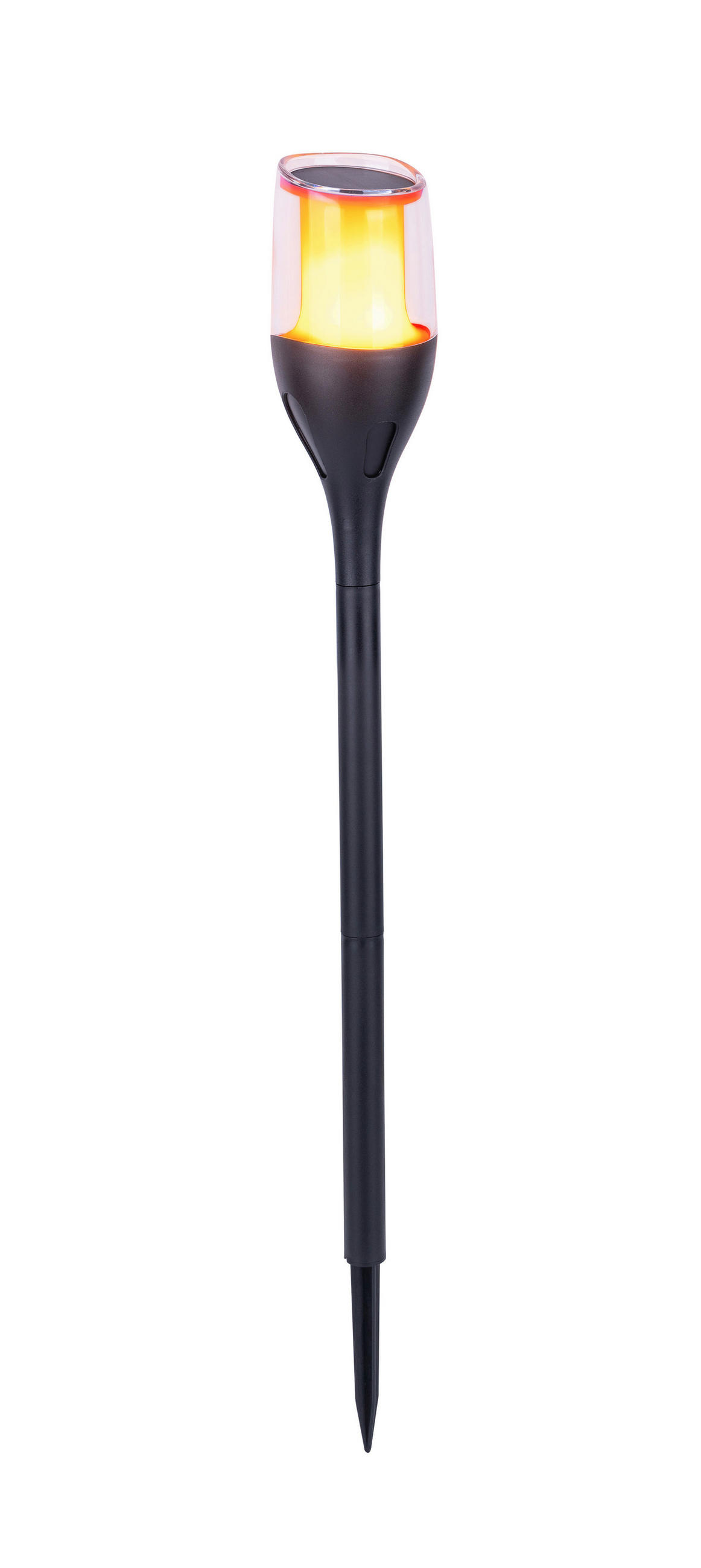 SADA SOLÁRNÍCH SVÍTIDEL, 7,5/64,5 cm - černá/čiré, Basics, plast (7,5/64,5cm) - Ambia Garden