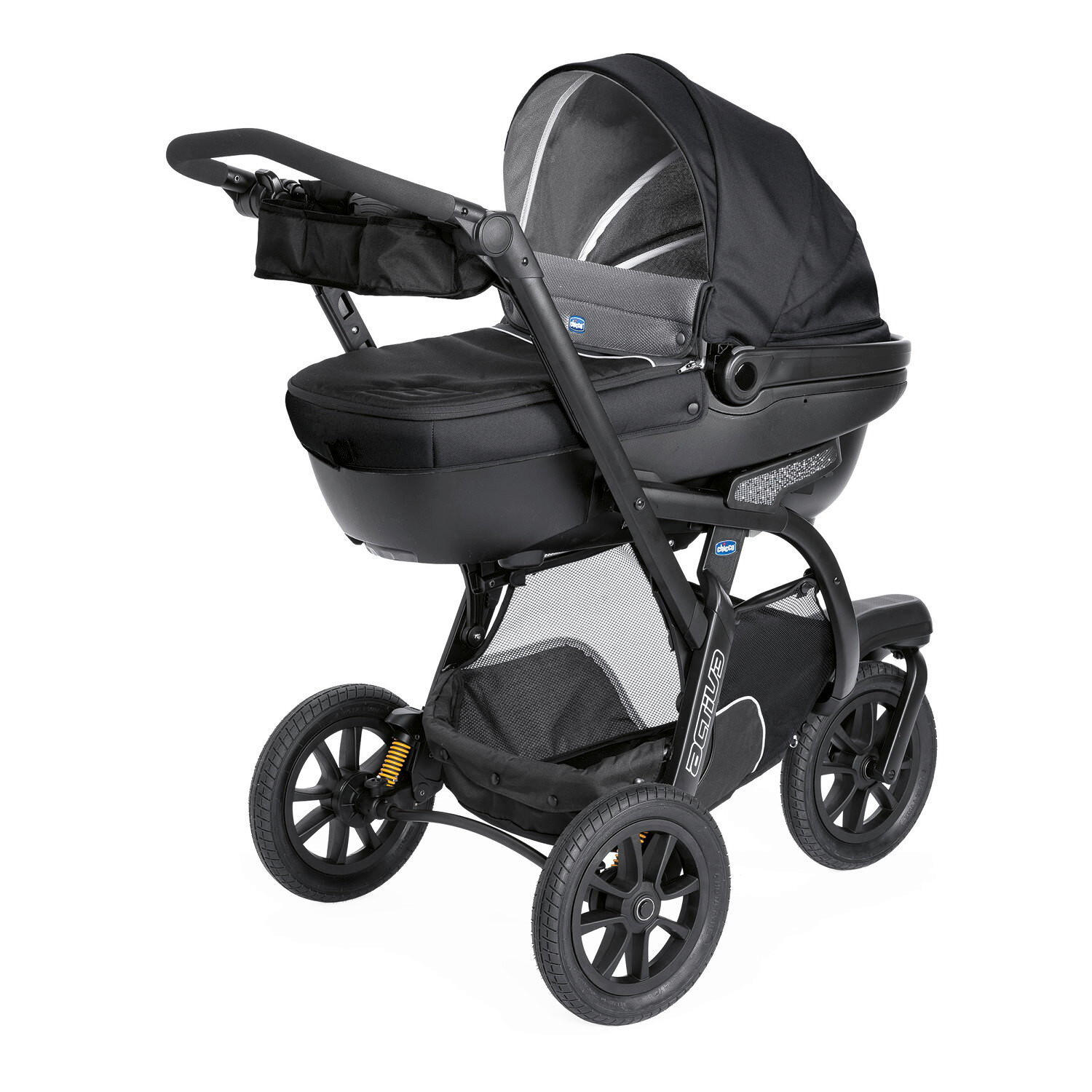 LIEGEWANNE ACTIV3  - Schwarz, Basics (65/45/90cm) - Chicco