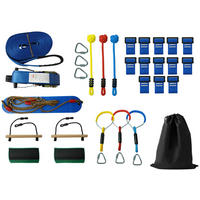 NINJA-SLACKLINE-SET PACOUR Blau  - Blau, KONVENTIONELL, Textil
