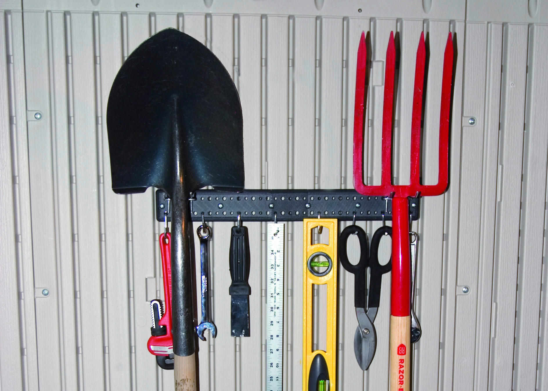 GERÄTEHALTER 40/6/2,5 cm  - Anthrazit, Basics, Kunststoff (40/6/2,5cm)