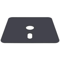 SONNENSCHIRMSTÄNDER - Anthrazit, KONVENTIONELL, Kunststoff/Metall (93/93/0,6cm) - Glatz